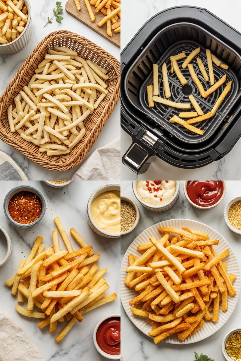 Air Fryer Frozen French Fries – Crispy & Easy in 10 Minutes!