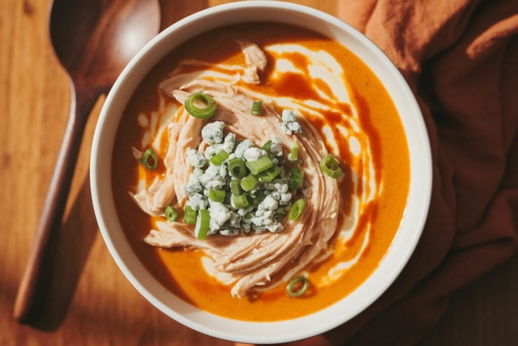 Keto Buffalo Chicken Soup – Creamy and Low-Carb