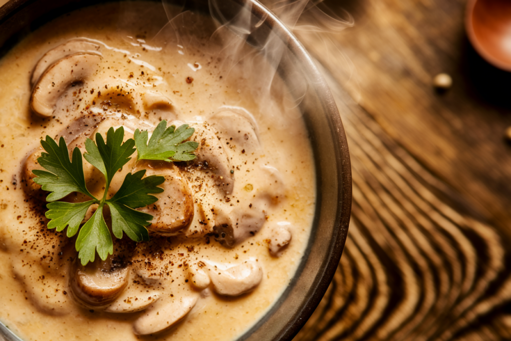 Cottage Cheese Mushroom Soup Recipe