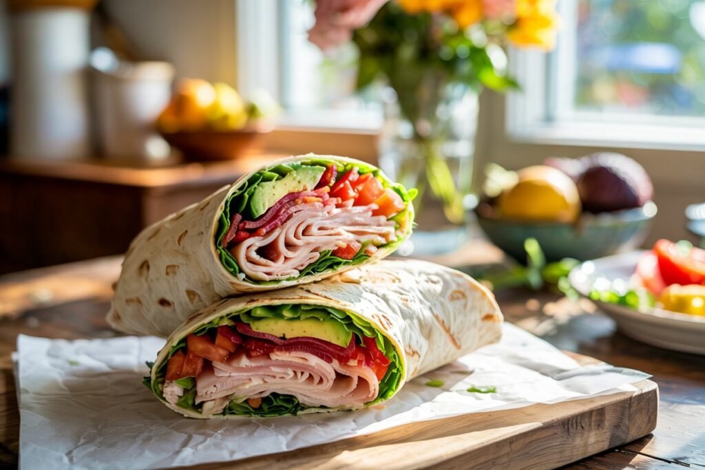 California Turkey Club Wraps