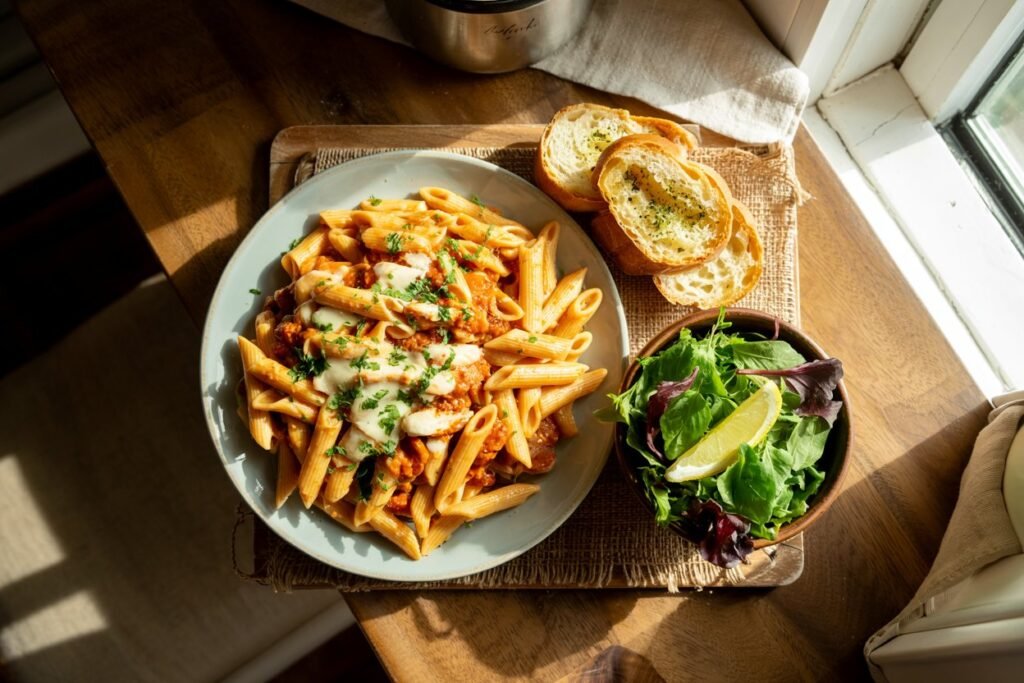 Crockpot Italian Chicken Pasta