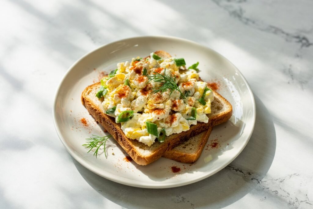 High Protein Cottage Cheese Egg Salad – No Mayo!