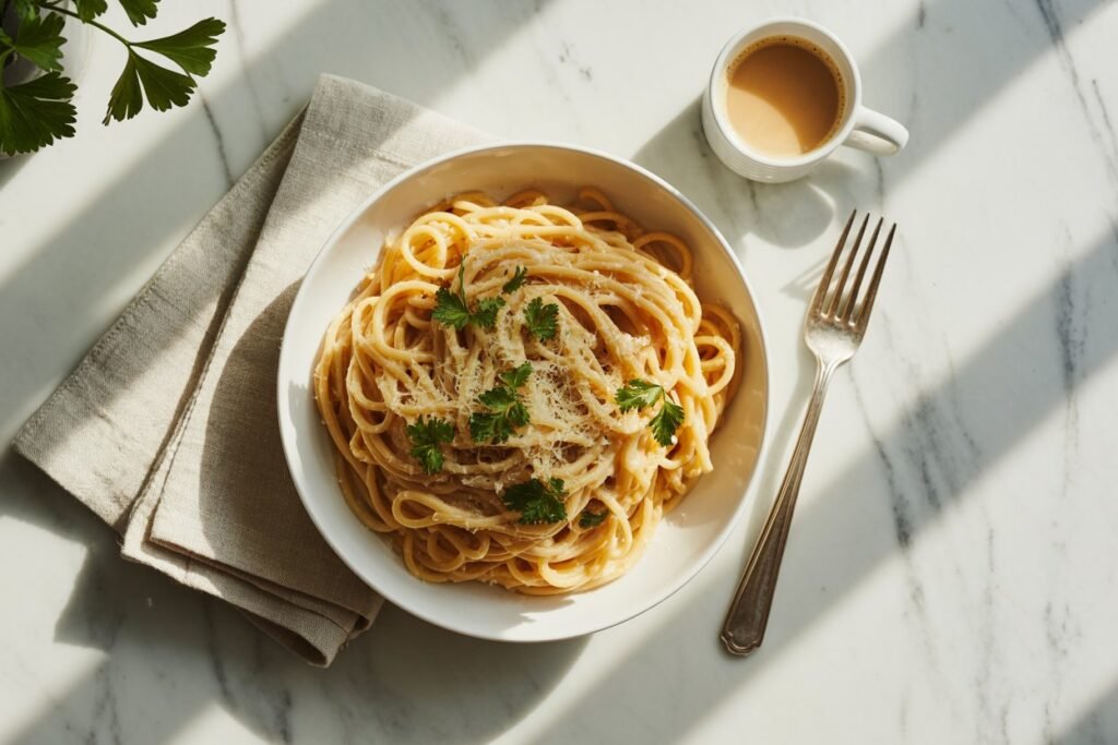 One Pot Creamy Garlic Pasta – Simple, Comforting, and Ready in Minutes