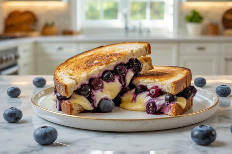 Gourmet Blueberry Grilled Cheese That’s Sweet, Savory, and So Easy